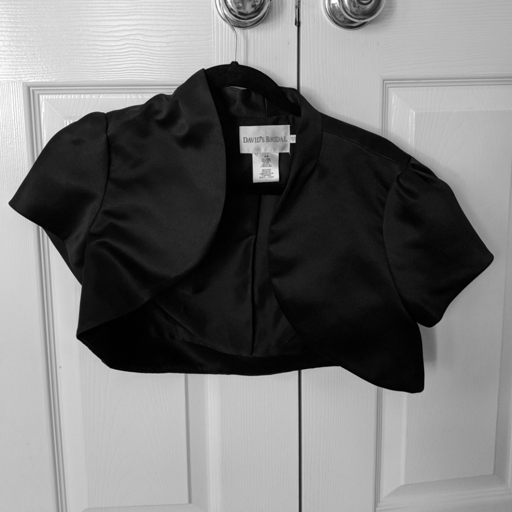 Black Dressy Short Cover Up